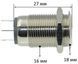 Кнопка антивандальная d18mm різьблення 16mm h27mm 3 контакти кн521 фото 2