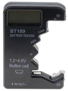 Тестер батарейок BT189 типу NDC/AA/AAA/таблетка ins588 фото