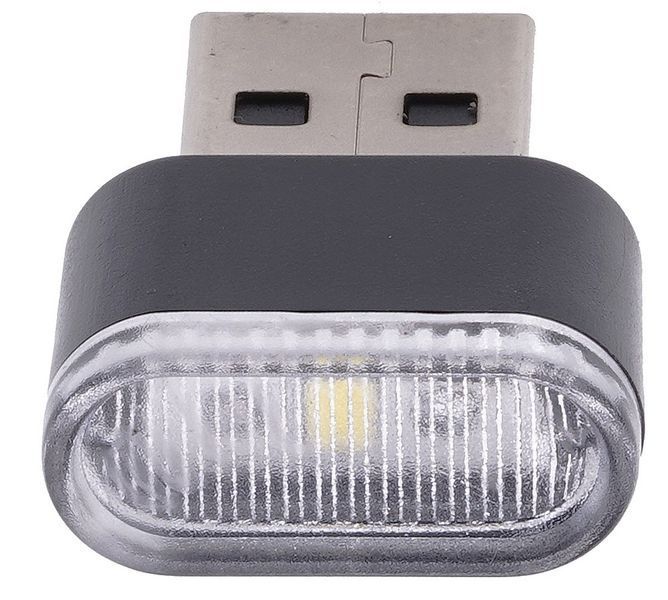 Світлодіодний універсальний міні-ліхтарик USB 5V білий (1шт) ins389 фото