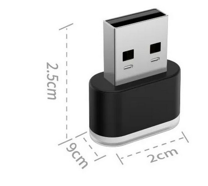 Світлодіодний універсальний міні-ліхтарик USB 5V білий (1шт) ins389 фото