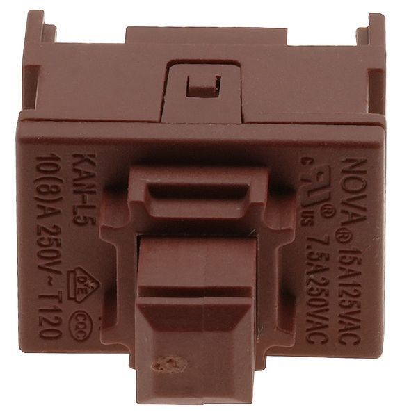 Кнопка питания/блокировки NOVA KAN-L5 (7,5А 250В) 2-контакта кн1731 фото
