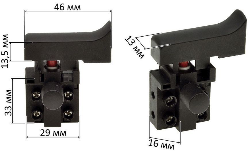 Кнопка цепной электропилы Dnipro-M DSE-15S кн1730 фото