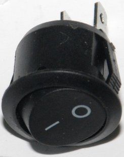 тумблер круглый 2 положения 2 контакта d 24 mm 6A кн291 фото