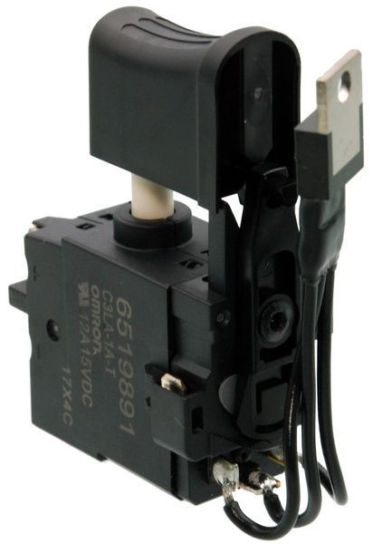Кнопка шуруповерта Makita 6227D оригинал 651989-1 кн1129 фото