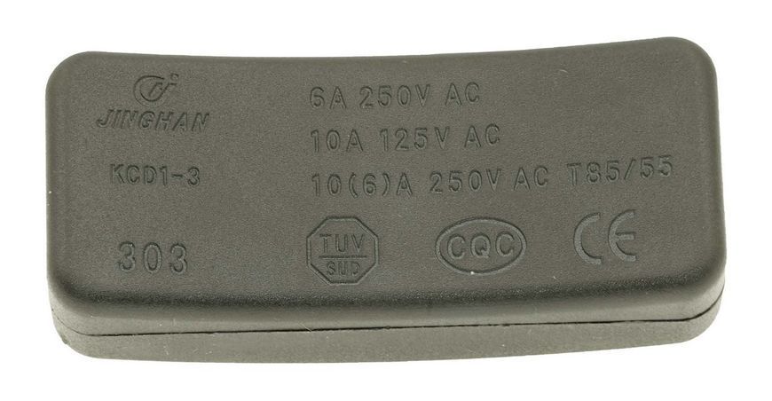 Тумблер 2 положення в корпусі 26*61 mm 6A кн596 фото