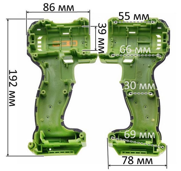 Корпус безщіткового шуруповерта Procraft PA18BL Universal Extra korp542 фото