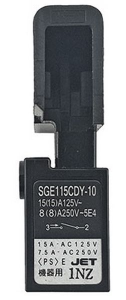 кнопка SGE115CDY-10 дисковая пила Makita HS6100 оригинал 650245-6 кн1006 фото
